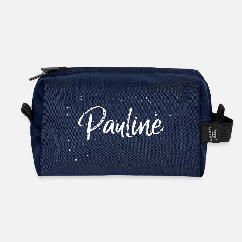 Pauline - Recycelte Kulturtasche - Navy