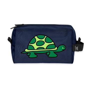 turtle - Trousse de toilette en tissu recyclé - marine - Devant