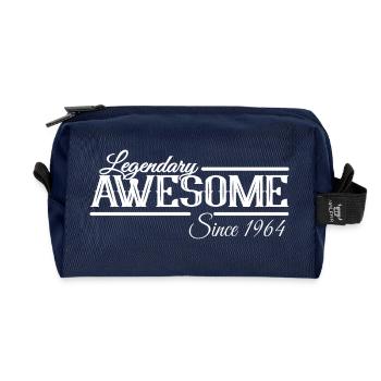Awesome Since 1964 - Recycelte Kulturtasche - Navy - Vorne