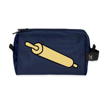 rolling_pin - Recycelte Kulturtasche - Navy - Vorne