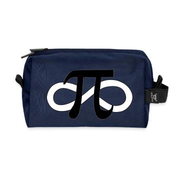 Infinity - Recycled Toiletry Zip Bag - navy - Front