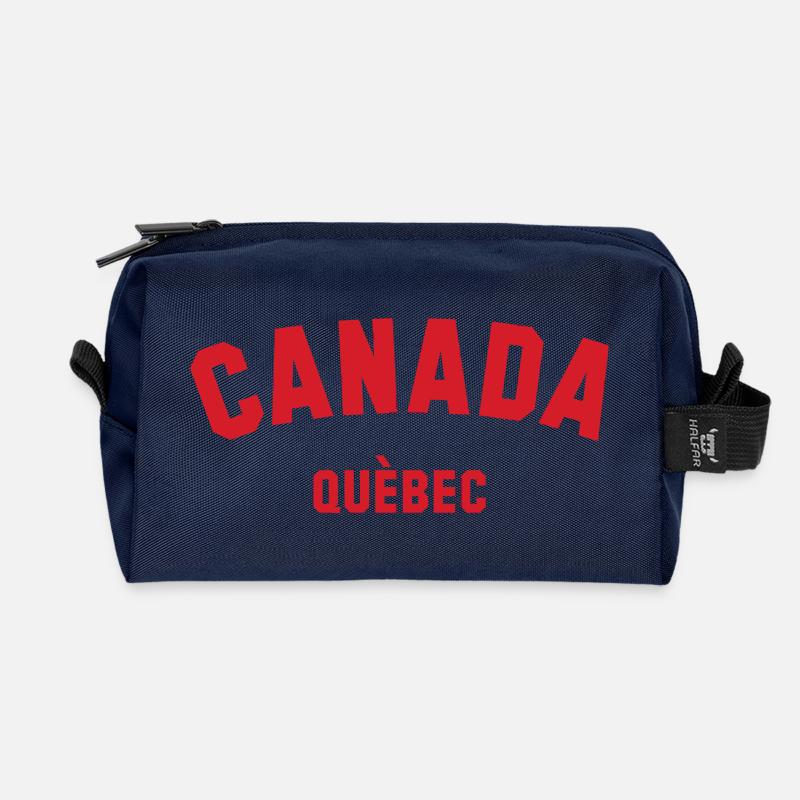 QUEBEC, Canada Kanada - Recycelte Kulturtasche - Navy