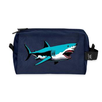 Hai - Recycelte Kulturtasche - Navy - Vorne