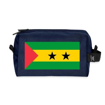 São Tomé-et-Príncipe - Trousse de toilette en tissu recyclé - marine - Devant