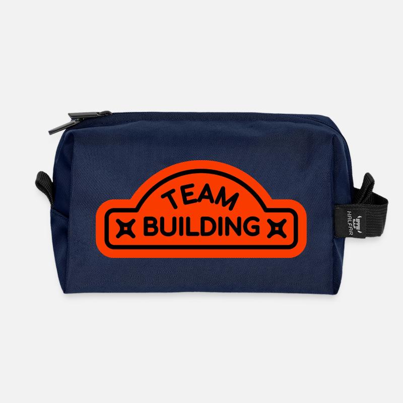 Teambuilding-Logodesign - Recycelte Kulturtasche - Navy