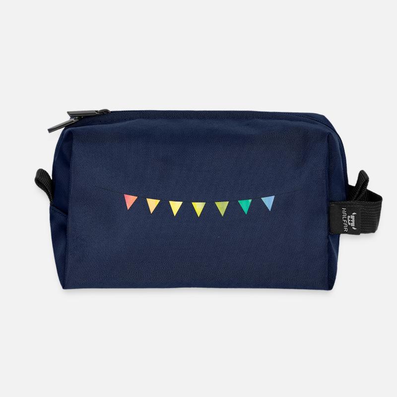 Wimpelkette Aquarell - Recycelte Kulturtasche - Navy