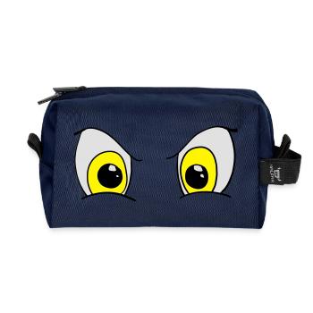 auge - Recycelte Kulturtasche - Navy - Vorne