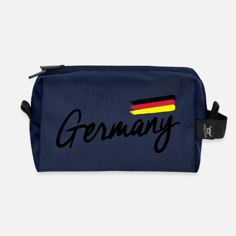 Deutschland - Germany - Bundesrepublik -Flagge BRD - Recycelte Kulturtasche - Navy