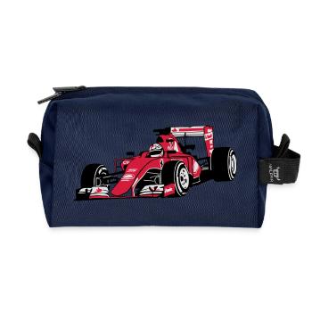 - Rennauto - Motorsport - Recycelte Kulturtasche - Navy - Vorne