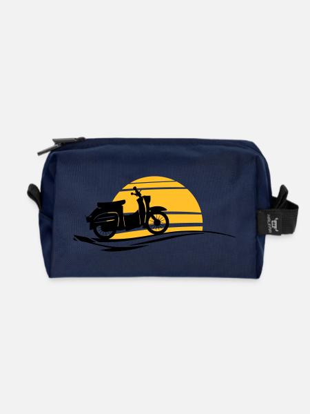 Fahrzeug - Schwalbe Sonne - Recycelte Kulturtasche - Navy
