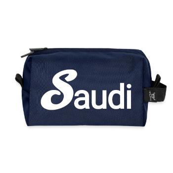 Saudi - Recycled Toiletry Zip Bag - navy - Front