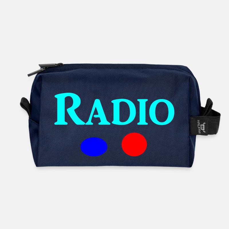 Radio - Recycelte Kulturtasche - Navy