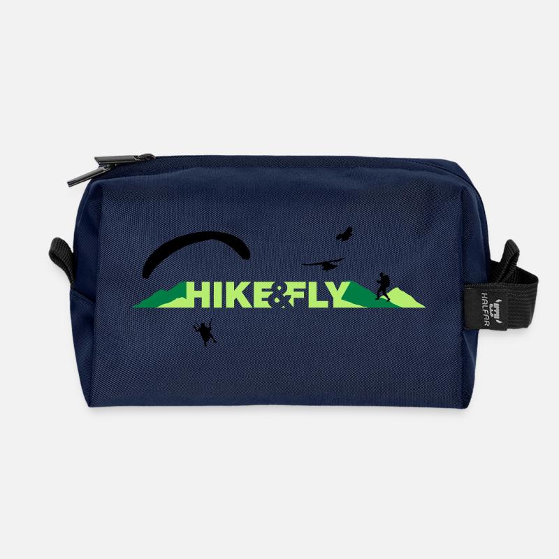 Hike Fly - Recycelte Kulturtasche - Navy