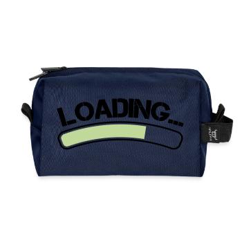 Loading - Recycled Toiletry Zip Bag - navy - Front