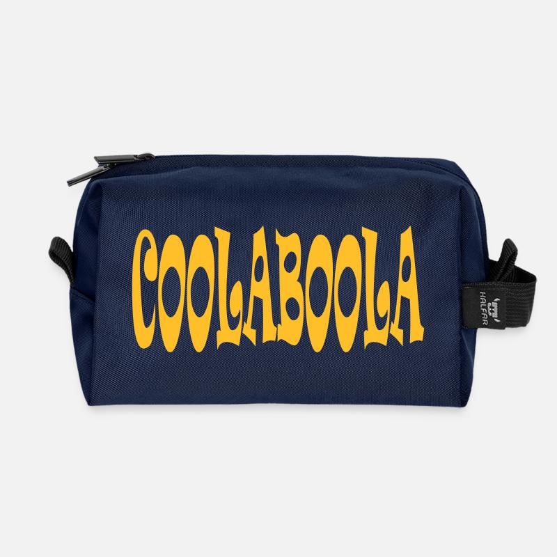 COOLABOOLA - Recycled Toiletry Zip Bag - navy