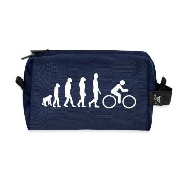 Bike evolution - vélo cyclisme - Trousse de toilette en tissu recyclé - marine - Devant