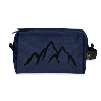 Berg - Recycelte Kulturtasche - Navy - Vorne