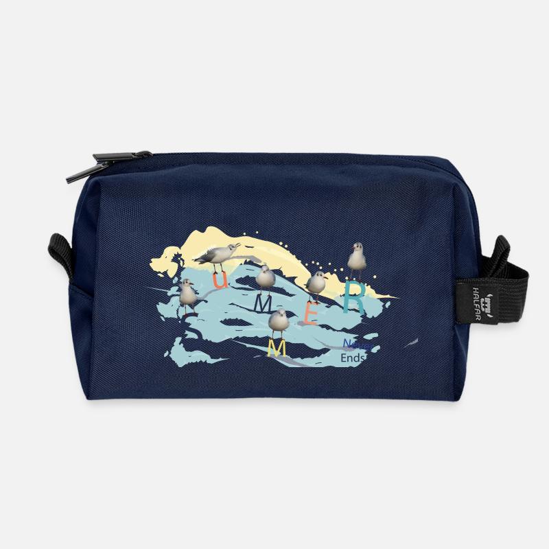 summercontest - Recycelte Kulturtasche - Navy