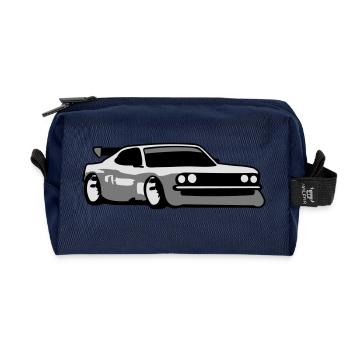 Rennauto Tuning Car - Recycelte Kulturtasche - Navy - Vorne