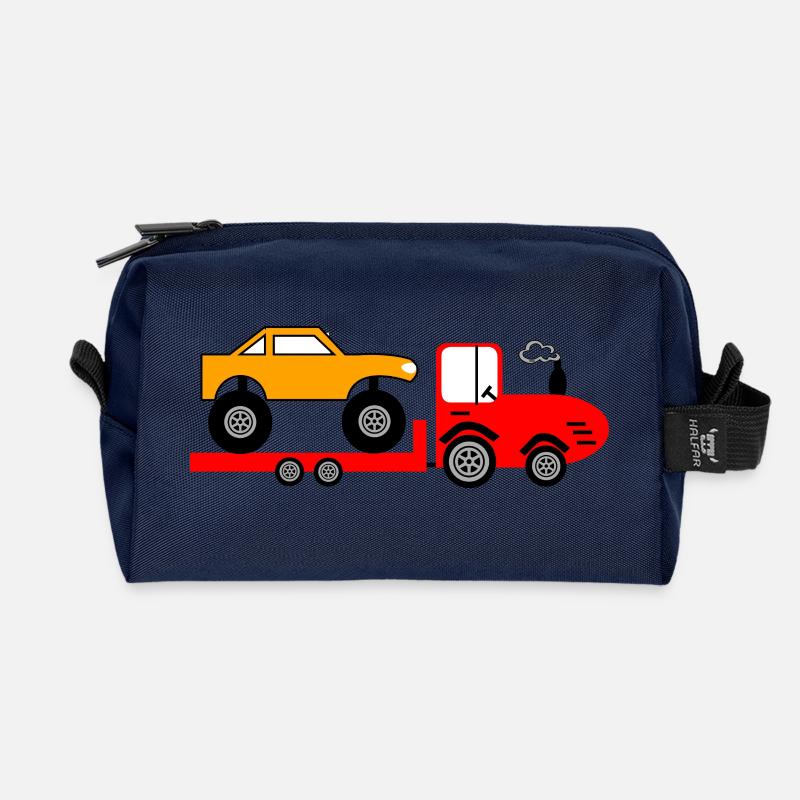 Tractor - Recycled Toiletry Zip Bag - navy