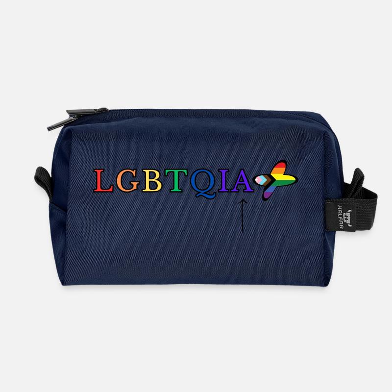 LGBTQIA+ - Recycelte Kulturtasche - Navy