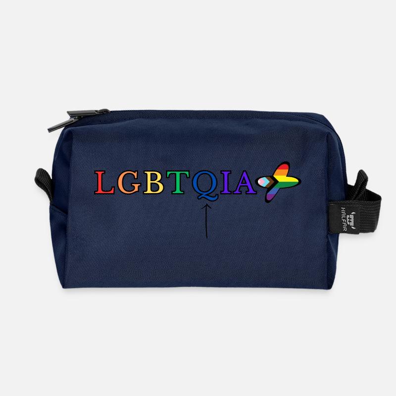 LGBTQIA+ - Recycelte Kulturtasche - Navy