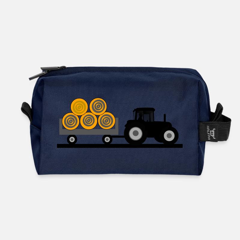 Traktor - Recycelte Kulturtasche - Navy