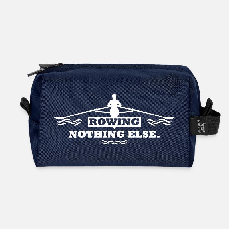 rowing nothing else Rudern Skull Boot Skiff - Recycelte Kulturtasche - Navy
