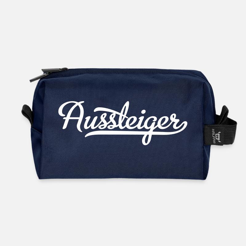 Aussteiger - Recycelte Kulturtasche - Navy