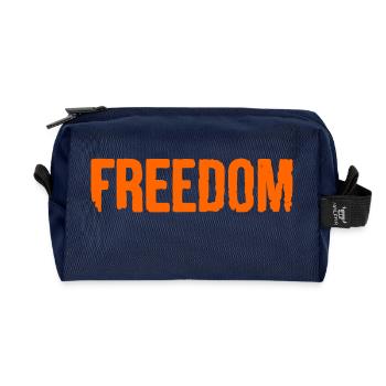 Freedom - Recycled Toiletry Zip Bag - navy - Front