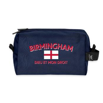Birmingham Banner Dieu et Mon Droit - Recycled Toiletry Zip Bag - navy - Front