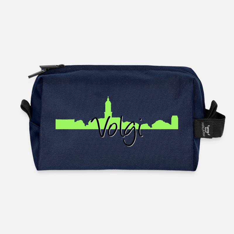 Volkach | Volgi | Mainschleife - Recycelte Kulturtasche - Navy