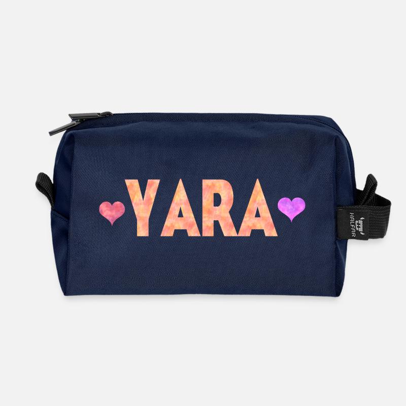 Yara - Recycelte Kulturtasche - Navy