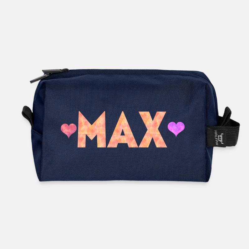 Max - Recycelte Kulturtasche - Navy