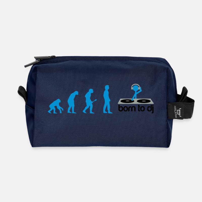 DJ Evolution - Born to DJ - Recycelte Kulturtasche - Navy