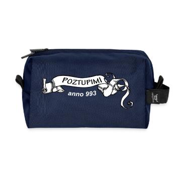 POZTUPIMI ANNO 993 - Recycled Toiletry Zip Bag - navy - Front