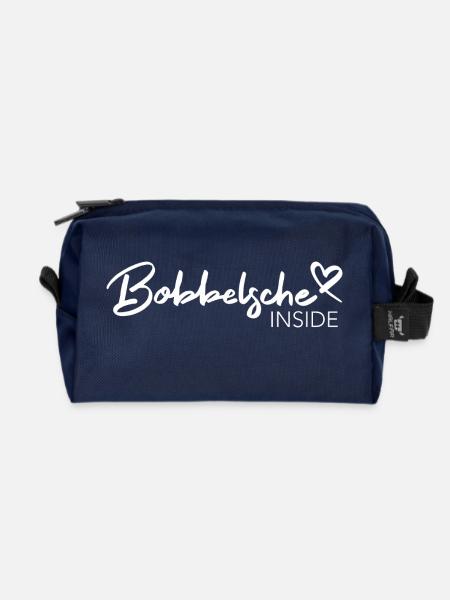 Bobbelsche Inside / Hessisch / Baby - Recycelte Kulturtasche - Navy