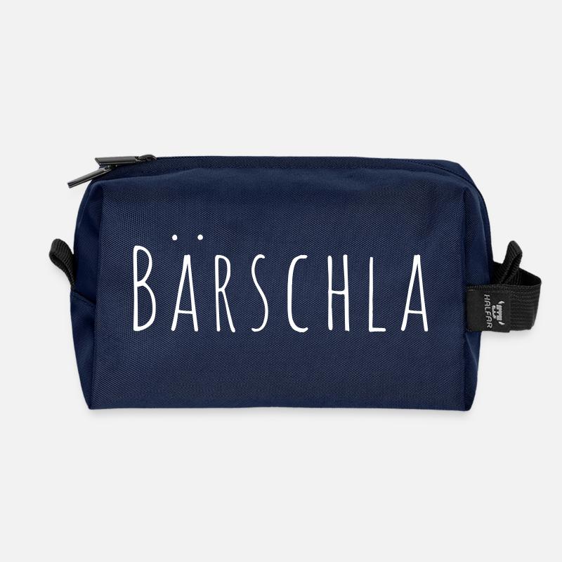 Bärschla - amatica - Recycelte Kulturtasche - Navy