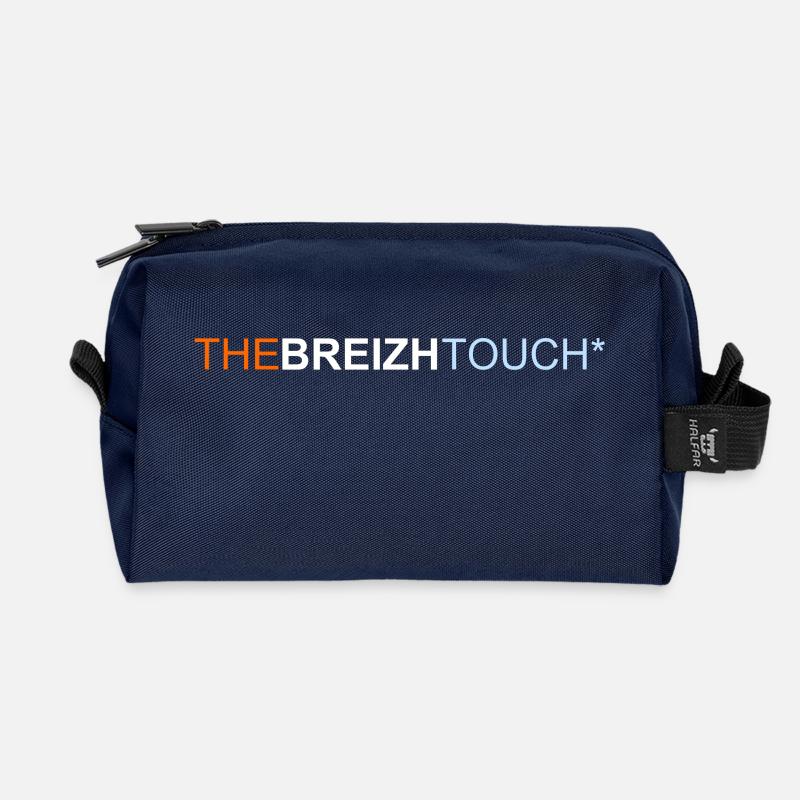 Breizh den Touch * - Recycelte Kulturtasche - Navy