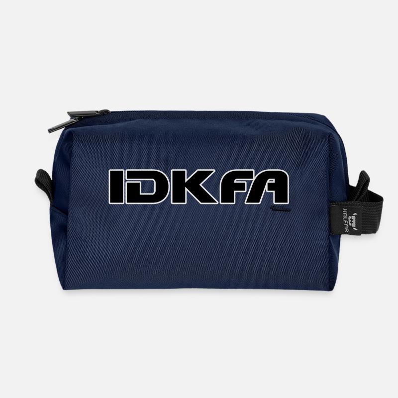 IDKFA - Recycelte Kulturtasche - Navy