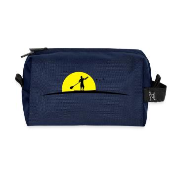 Stand Up Paddeln - Recycelte Kulturtasche - Navy - Vorne