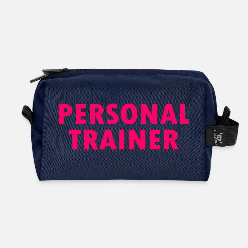 Personal trainer - Recycelte Kulturtasche - Navy
