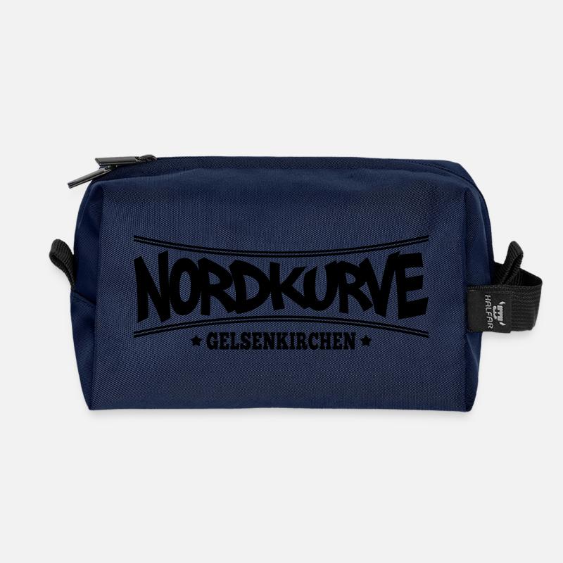 Nordkurve Gelsenkirchen | Farbe änderbar - Recycelte Kulturtasche - Navy