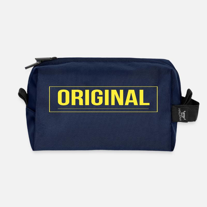 Originallllll - Trousse de toilette en tissu recyclé - marine