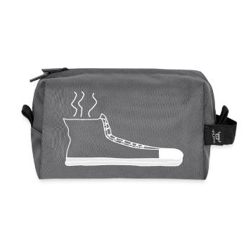 Schuh Stinkt Geschenk Sportschuhe Mode - Recycelte Kulturtasche - Anthrazit - Vorne