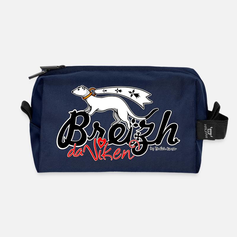 Breizh da Viken (Brittany Forever) - Recycelte Kulturtasche - Navy