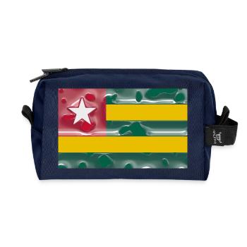 Togo as Togo - Recycled Toiletry Zip Bag - navy - Front