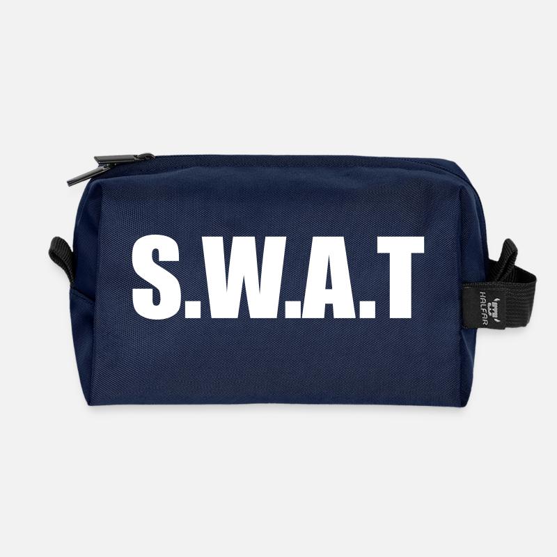 schlagen - Recycelte Kulturtasche - Navy