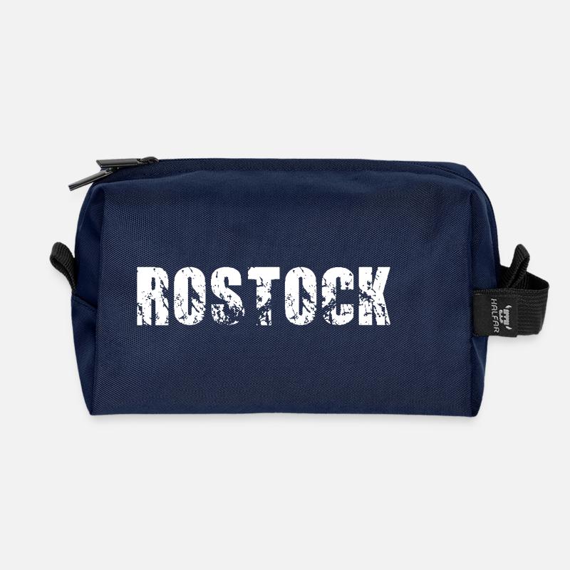 Rostock - Recycelte Kulturtasche - Navy