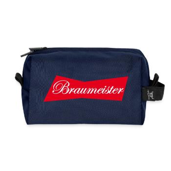 Braumeister - Recycelte Kulturtasche - Navy - Vorne